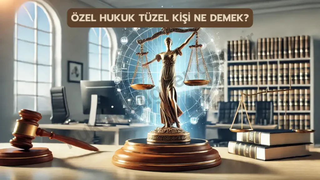 ozel hukuk tuzel kisi ne demek