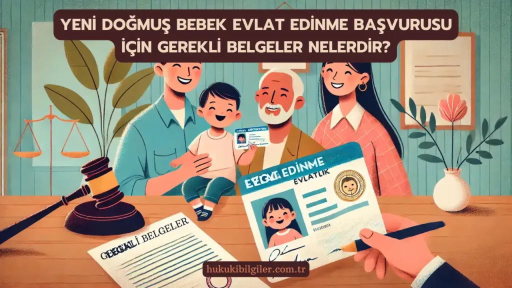 yeni dogmus bebek evlat edinme basvurusu icin gerekli belgeler