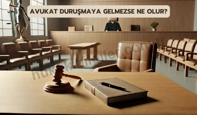avukat durusmaya gelmezse ne olur