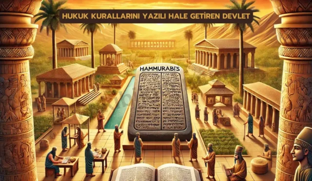 hukuk kurallarini yazili hale getiren devlet