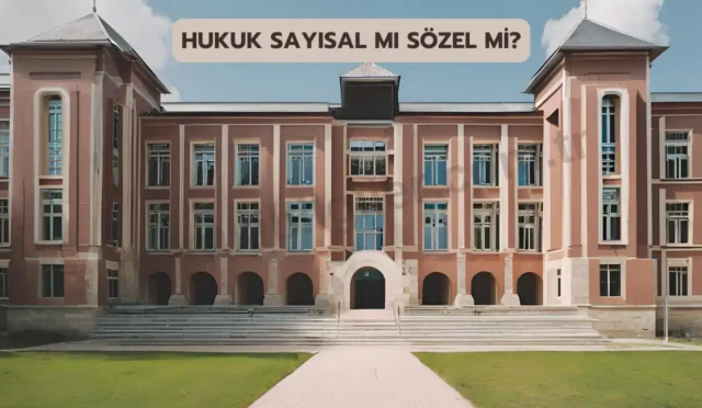 hukuk sayisal mi sozel mi