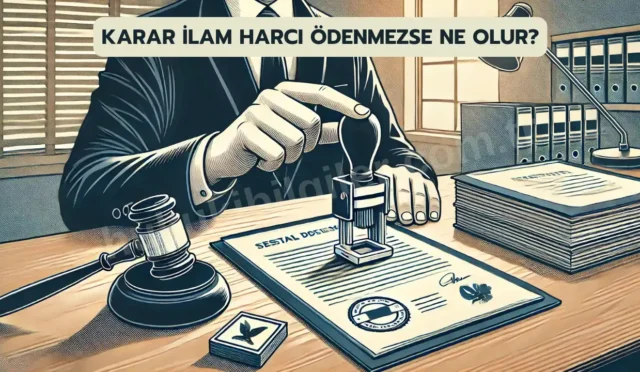 karar ilam harci odenmezse ne olur
