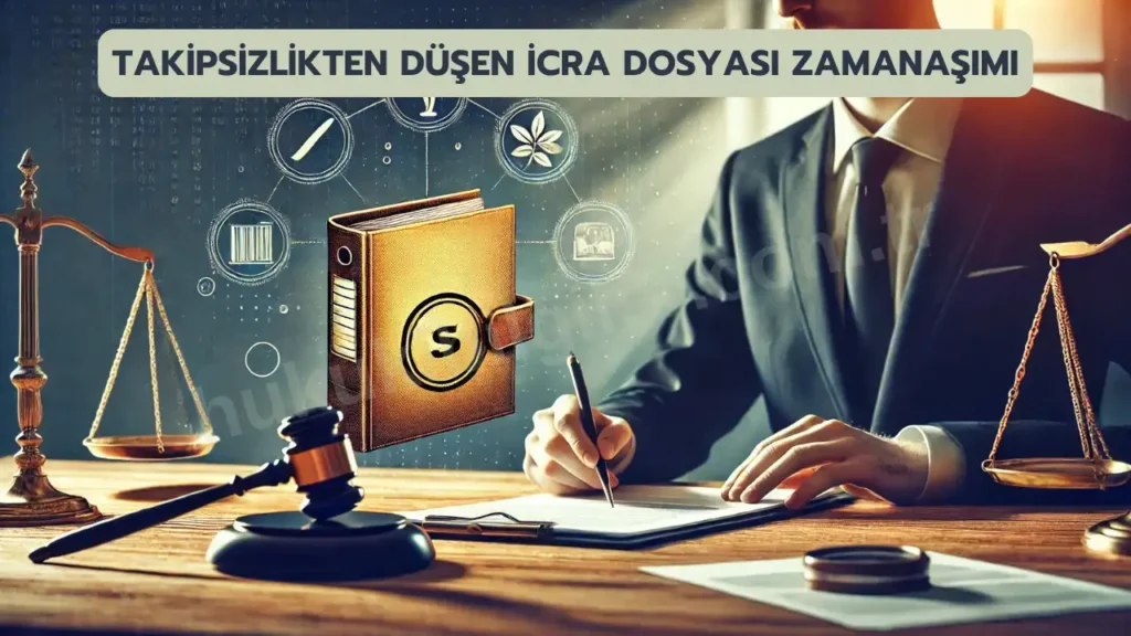 takipsizlikten dusen icra dosyasi zamanasimi
