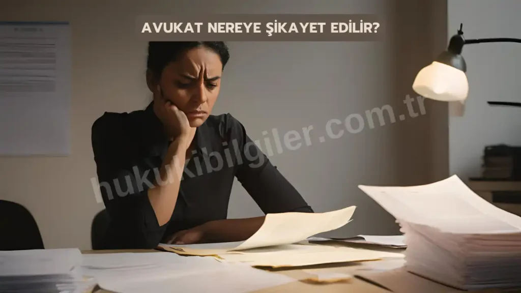avukat nereye sikayet edilir