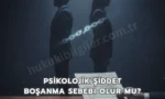 psikolojik siddet bosanma sebebi olur mu