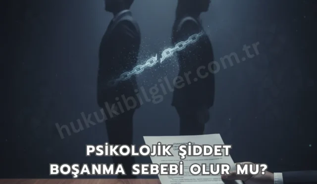 psikolojik siddet bosanma sebebi olur mu